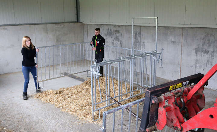 KERBL Modulare Zaunaufstallung Fanggitter